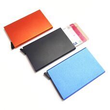 Kreditkarten-Schutzetui Aluminium - RFID-Blocker - 3 Farben