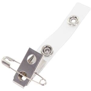 Amiclip Metall, mit Sicherheitsnadel