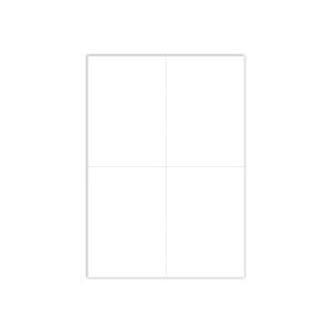 Papiereinlage A6 Hoch/Quer, 120 Stück (E103)