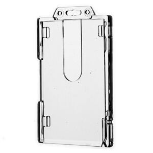 Ausweiskartenhalter "Typ 4" Hochformat, glasklar