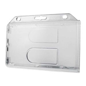 Ausweiskartenhalter DUAL, für 2 ISO-Karten, Daumenausschub