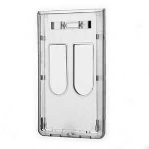 Ausweiskartenhalter "DUAL" für 2 ISO-Karten, Hochformat