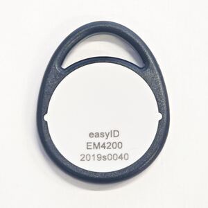 Schlüsselanhänger/Keyring EM4200, schwarz/weiss