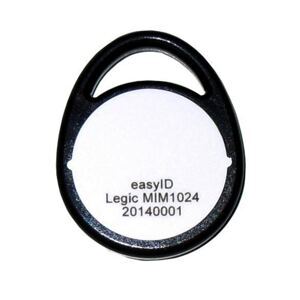 Schlüsselanhänger/Keyring LEGIC Prime MIM1024, schwarz/weiss