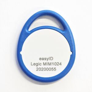 Schlüsselanhänger/Keyring LEGIC Prime MIM1024, blau/weiss