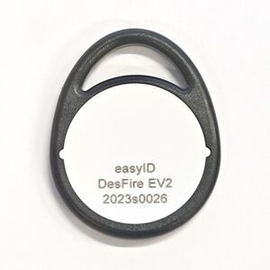 Schlüsselanhänger/Keyring MIFARE DesFire EV3, schwarz