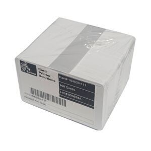 Plastikkarte 0.76 mm, weiss "Premium"