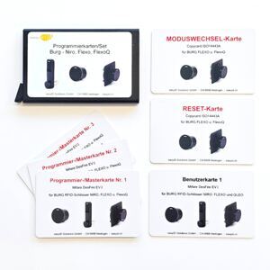 Master-/Programmierkarten-Set für "Flexo.LIGHT" RFID