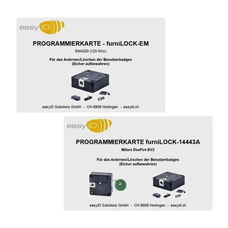 Programmier- und Funktionskarten