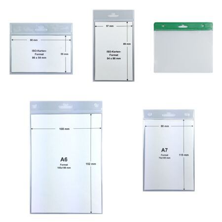 Ausweishüllen ISO, A7, A6, A4