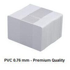Plastikkarte 0.76 mm, weiss, "Premium"