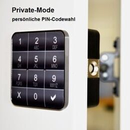 furniLOCK-PIN "Private-Mode" - persönlicher PIN-Code