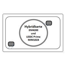 Hybridkarte ISO, LEGIC Prime/EM4200
