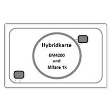 Hybridkarte ISO, Mifare 1k / EM4200