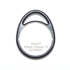 Schlüsselanhänger EASY, MIFARE 1k Classic, schwarz