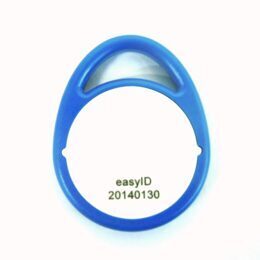 Schlüsselanhänger EASY, EM4102, blau