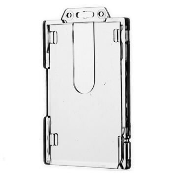 Ausweiskartenhalter "Typ 4" Hochformat, glasklar