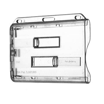 Ausweiskartenhalter DUAL, mit 2 Schieber transparent