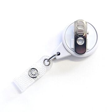 JoJo No-Twist, weiss, Verdrehschutz, Krokoclip drehbar