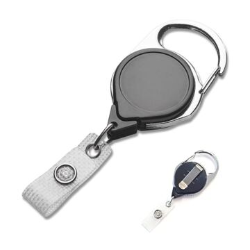 JoJo No-Twist, schwarz, Karabiner & Gurtclip