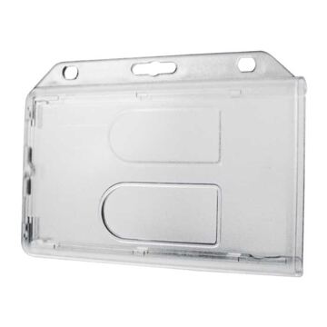 Ausweiskartenhalter DUAL, für 2 ISO-Karten, Daumenausschub