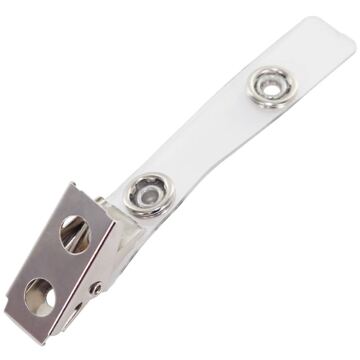 Amiclip Metall, mit transparenter Lasche