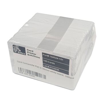 Plastikkarte 0.76 mm, weiss "Composite" - High Quality