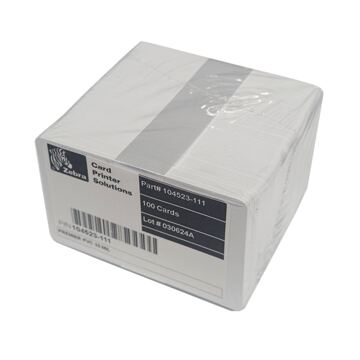 Plastikkarte 0.76 mm, weiss "Premium"