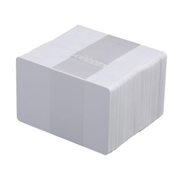 Plastikkarte 0.5 mm, weiss "Premium"