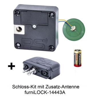 furniLOCK-144443A-EXT, SCHLOSS-KIT mit Zusatzantenne