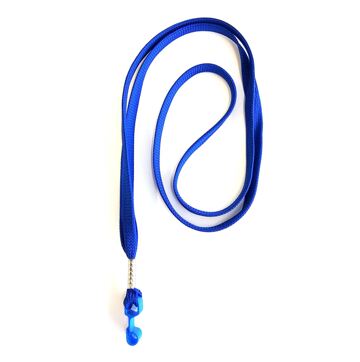 Senkelband blau, Sport-Hook, Band 9 mm