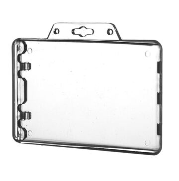 Sicherheitskartenhalter Quer, Permanentverschluss